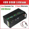 48V 100AH Lithium-Ionen-Batterie für Wohnmobile, Solarenergiespeicher, Gabelstapler, Boot, IP68, wasserdicht