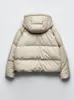 Vrouwen Trenchcoats Winter Vrouwen Kunstleer Puffer Jas 2023 Warm Pu Sneeuw Hooded Parka Vrouwelijke Toevallige Losse Jas rits Lange Mouw