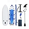 Stand Up Board Surfboard Rescue Fishing Yoga Giant Isup Uppblåsbar uppdatering breddat vattenskateboard sup med massor D -ringar kol PA275T