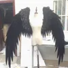 Asas de anjo de penas de desenhos animados brancas lindas fantasiadas para desfile de moda exibe adereços de tiro de casamento fantasia de jogo cosplay3007