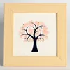 New Raw chip Stone Crystal Tree of Life Pattern Wooden Picture Frame Table Home Fashion 7 Chakra Accessories Festive Display Ornaments Gift