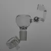 100% kwarts H-emmers met carb-doppen koepelloze spijker Waterpijpen zwenkarm H-emmers glazen schaal