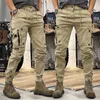 Pantaloni da uomo Camouflage Navy Pantaloni posteriori Y2k Articoli militari tattici Techwear Alta qualità Outdoor Hip Hop Work Stacking Flat dles 230720