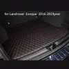 Custom anti-slip lederen kofferbak mat vloermat geschikt voor Landrover Evoque 2016-2019year auto anti-slip mat332m