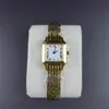 Vintage Watch Женская дизайнерская дизайнерская часа Водонепроницаемые праздничные подарок Montre de Luxe Pare Quartz Square Dial Luxury Watch Beautiful Delicate SB002 C23