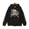 A20m Men Men Designer Rhude Letter Print Pullover Sweatshirts緩んだ長袖レトロハイストリートフルジップアップコットントップスUSサイズS-XL