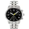 e All-Steel Strap Chronographe Montre Homme Verre Saphir Modèle T17 1 586 52 Mouvement Suisse ETA T17158652 T17 bo2978