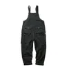 Men's Jeans Relaxed Fit Duck Bib Overall Denim Overalls With Adjustable Fashion Slim Jumpsuit Male Long Pants Pockets