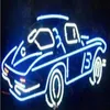 Nouveau tube de verre de voiture corvette Neon Light Sign Accueil Bar à bière Pub Salle de loisirs Lumières Windows Signes muraux en verre 17 14 pouces 315b