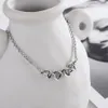 Chains VENTFILLE 925 Sterling Silver DNA ed Spiral Necklace For Women Personality Trendy Party Gifts Jewelry 2021 Drop277Q