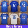 Fans Tops Tees 1998 ZIDANE HENRY Mens RETRO Soccer Jerseys DJORKAEFF VIEIRA Home Away Football Shirt 2006 2002 GRIEZMANN Short Sleeve Uniforms
