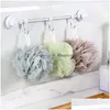 Bath Brushes Sponges Scrubbers Dhs Sponge Ball Wholesale Bathroom Mesh Poufs Scrubbing Back Foaming Body El Market Supplies Mix C Dhsdv