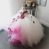 stunning lace pearls flowers flower girl dresses hand made flowers little girl wedding dresses vintage pageant dresses gowns f054277K