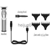 Clippers Trimmers Original Kemei Professional trådlös laddningsbar hårtrimmer för män Electric Hair Clipper Frisyrande skägg Grooming Shaver X0728