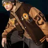 New 23ss Men's Jackets Men Women Letter Embroidery Varsity Japanese Oversized Autumn fashion brand Jacket Coat Harajuku College womens mens Letterman Jacket