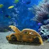 Decoração de resina de aquário imitando resíduos de carro bolha pedra bomba de oxigênio tanque de peixes decoração de paisagem decorações 237L