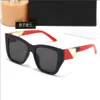 Clássico Óculos Goggle Beach Luxury Top Sunglasses Designer Goggle Senior For Women Mens Óculos Armação Vintage Metal Óculos de Sol Com Caixa