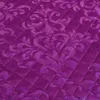 Spódnica łóżka wysokiej jakości spódnice pościelowe poduszki fioletowe aksamitne gęste ciepłe koronkowe łóżka łóżka spółka okładka materaca król królowa 230720