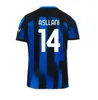 23/24 Inters Lukaku Lautaro Eriksenサッカージャージ2023 Barella J.Correa Inters Dzeko Asllani Third Milans Gosens Skriniar Mkhitaryanユニフォーム