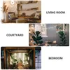 Decorative Flowers Fake Bonsai Plants Bedroom Aesthetic Small Succulent Indoor Indoors Potted Artificial Decor Large Home Ornaments