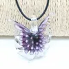 Pendant Necklaces Maxi Necklace Selling Real Colares Femininos Fashion 5pcs Mix 5 Colors Round Foil Murano Lampwork Glass