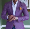 Ternos masculinos Blazers Roxo Ternos de linho masculino Verão Jaqueta de praia Slim Fit Ternos para homens Smoking Noivo Ternos para homens Padrinho de casamento 1 PC 230720