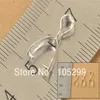 Ensemble de 120 pièces mélange 3 taille 925 résultats de bijoux en argent Sterling connecteur de caution balle pincement fermoir pendentif 24 heures 229J