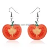 Dangle żyrandol Creative Fashion Fruit Coldings Pomarańczy