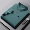 Polo da uomo in cotone a maniche corte TShirt Business Shirt POLO Jersey Top 2023 Summer Cloth J Lindberg 230720