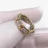 Western Style Original 100% S925 srebrny pierścień Sixteen Stone Ring Women Logo Romance Jewelry183k