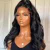 Full Lace Wig Human Hair Brazilian Body Wave Front Wigs For Women PrePlucked HD Frontal Ponytail