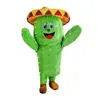 2024 nouveaux costumes de mascotte de cactus vert d'halloween costume de personnage de dessin animé tenue de fête en plein air de Noël taille adulte vêtements de publicité promotionnelle