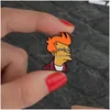 Alfinetes Broches Futurama Philip J. Fry Esmalte Alfinetes Programa de TV Emblemas Figura dos desenhos animados Jóias Presente Para Fãs Drop Delivery Dhous