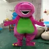 2018 Remise usine Profession Barney Dinosaure Costumes De Mascotte Halloween Dessin Animé Taille Adulte Fantaisie Dress2148