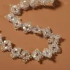 Кокер Донатто Модное ожерелье для женщин Женская геометрическая тканая кристальная мода прозрачная ручная ручная бусинка y2k chokers checer