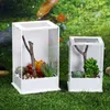 Kleintierbedarf, Mantis fütternde Insektenzuchtbox, Acryl-Landschaftsbehälter 230720