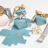 Present Wrap Gift Box Diamond Shape Paper Candy Boxes Chocolate Packaging Box Wedding Favors for Gäster Baby Shower Birthday Party 230720