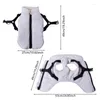 Dog Apparel Sweaters For Small Dogs Cotton Fleece Adjustable Clothes Built-in Chest Strap Jackets Fabric