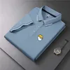 メンズポロスゴルフシャツクイックドリー通気ビジネスポロサマー高品質半袖トップマルボンウェアTシャツ23 541