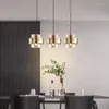 Lampadari Lampade a sospensione moderne Apparecchi di illuminazione Lampada a LED E27 per cucina Ristorante Soggiorno Decorazioni per interni per la casa Lampada a sospensione in vetro