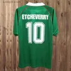 Fans toppar tees 1993 1994 Bolivia Retro Soccer Jersey #10 Etcheverry Home Green White Football Shirt Kort ärmuniformer T230720