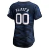 Młodzież dla kobiet Mookie Betts 50 Acuna Jr. 13 Sędzia 99 Ohtani 17 Pstrąg 27 Rodriguez 44 2023 Game All-Star Jersey Royal Blue Teal Szygowane koszulki baseballowe S-xxl