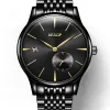 AESOP ultra sottile 8 5mm Classic Simple Watch Men Sliver Orologio maschile minimalista dorato Ore in acciaio pieno Relogio Masculino241e