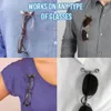 Hooks Rails Portable Multi-Function Clothes Buckle Magnetic Gyeglass Hängare Hang Brooches Pin Magnet Glasses Headset Line Clips302D