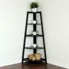 5 Planken Hoekplank Stand Houten Display Opslag Meubels 5 Tier Expresso263V