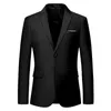 Men's Jackets Mens Slim Fit Jacket Two Button Notched Lapel Casual Suit