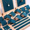 Jewelry Pouches Tray Necklace Ear Stud Pendant Earrings Display Ring Holder Storage