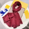 90 180cm scarf new women's senior long single-layer chiffon silk shawl fashion travel soft designer luxury gift printed lette246A