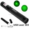 Lanternas a laser poderosas 3000m 532nm 10 Mile SOS Military Lazer Lanterna Verde Vermelho Azul Violeta luzes USB recarregável Laser Pointers Pen tocha de feixe longo