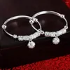 Bangle Adjustable Jewelry Cute Bracelet 2Pcs Infant Baby Embossing Bell Hand Gift For Praying Child Bangles 2023